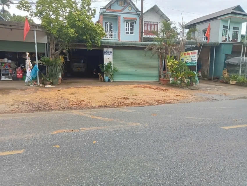 Hố tử thần đã được lấp lại, chưa thấy tái diễn sụt lún. Ảnh: Anh Tâm