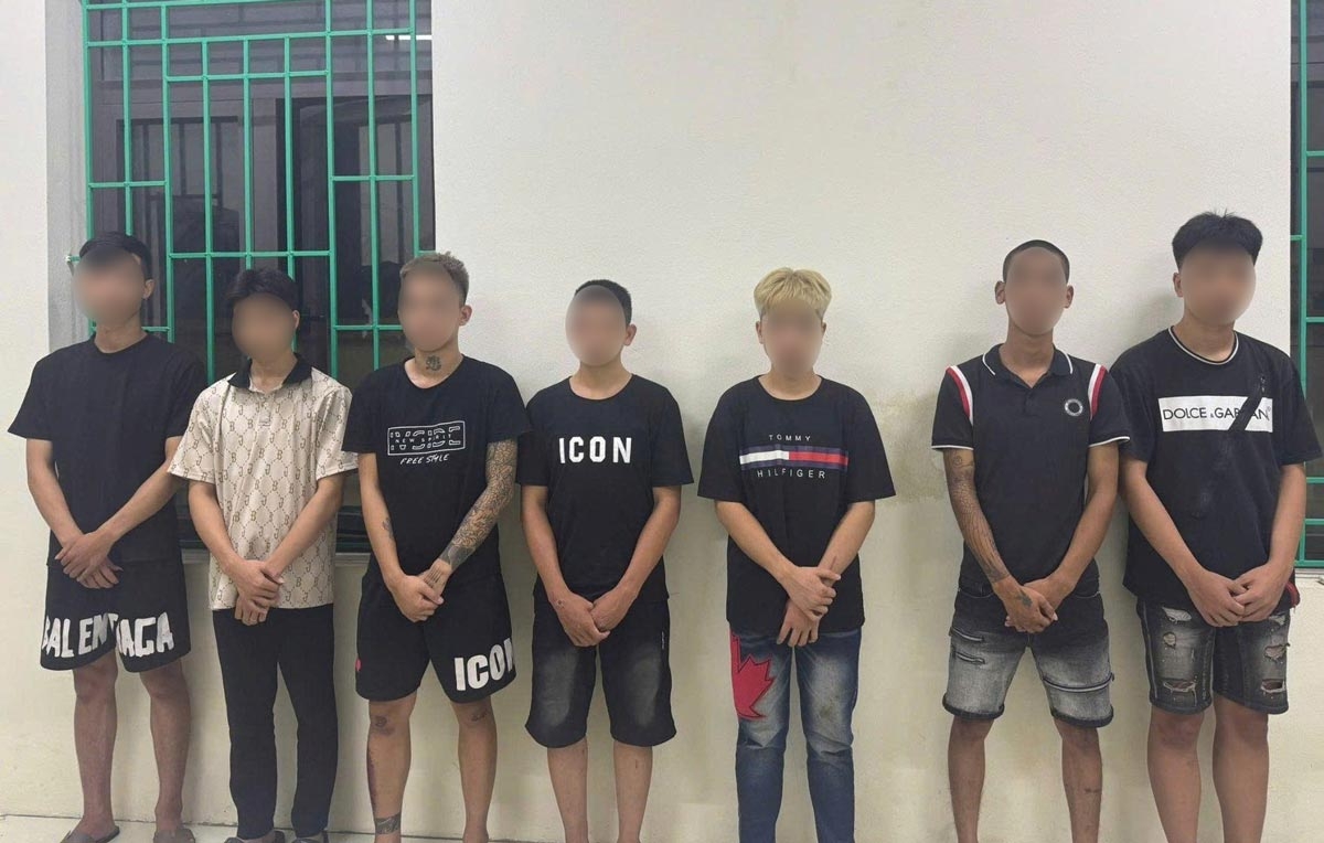 Các đối tượng bị cơ quan CSĐT Công an tỉnh Ninh Bình khởi tố để điều tra hành vi "Gây rối trật tự công cộng"