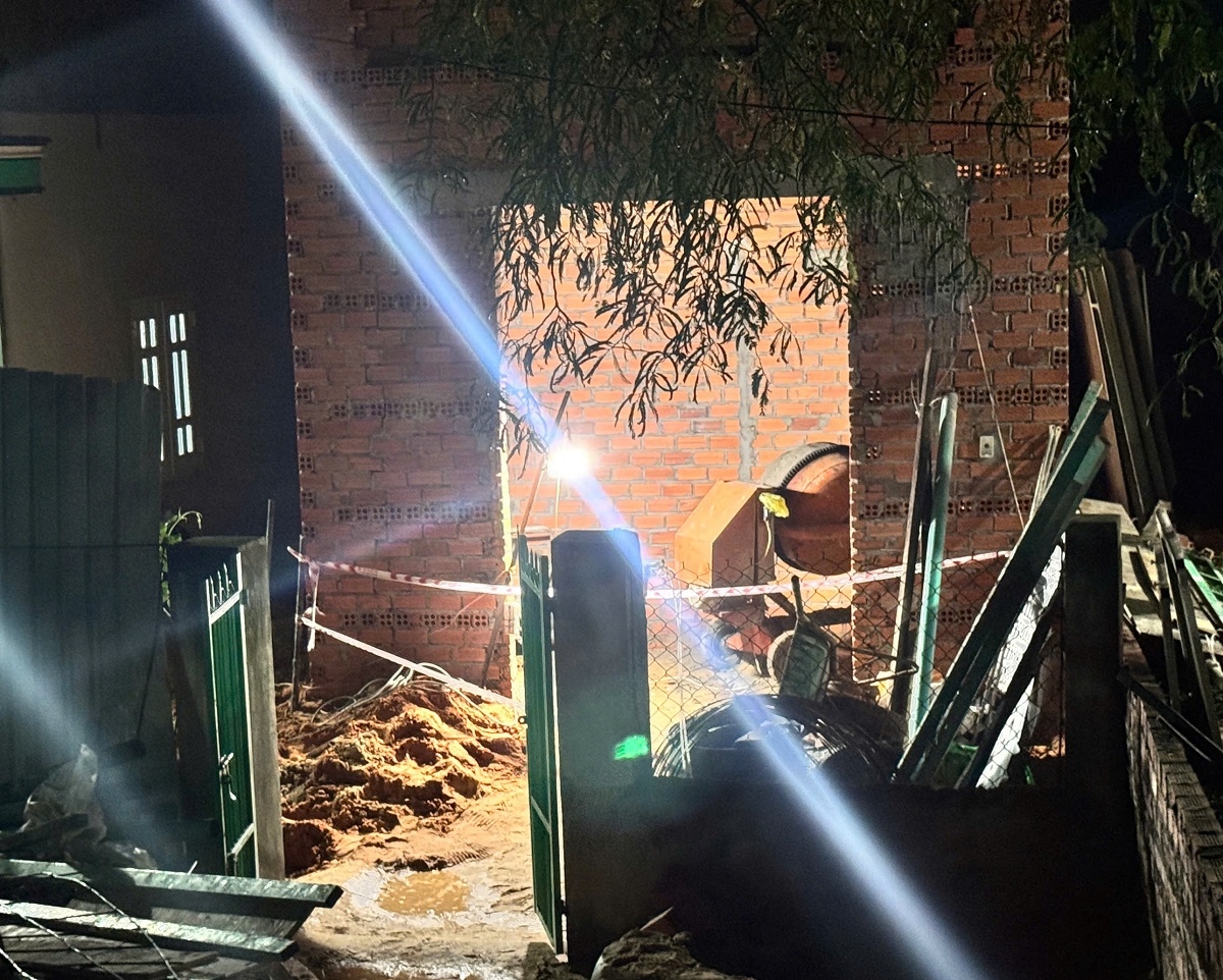 Hiện trường xảy ra vụ việc. Ảnh: D.T