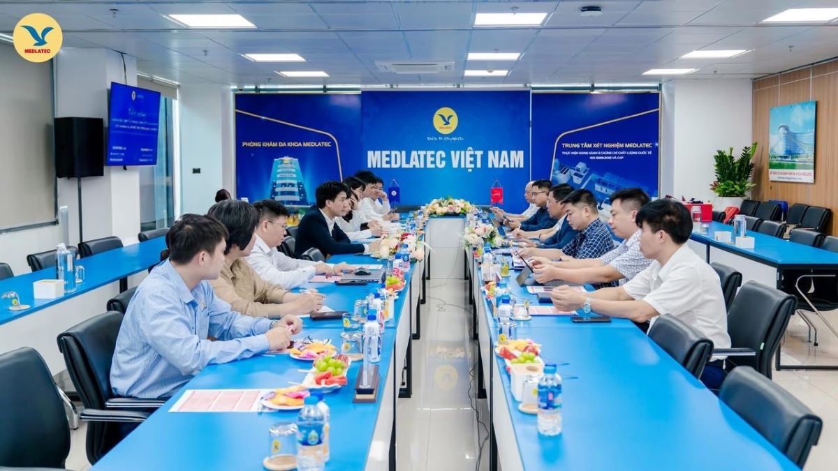 Toàn cảnh buổi lễ ký kết hợp tác giữa MEDLATEC và Viettel Post