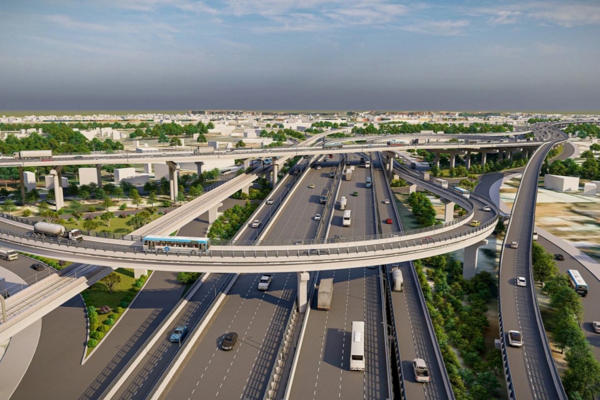 Vành đai 3 khi đưa vào khai thác sẽ giúp Vinhomes Grand Park tăng kết nối với sân bay Long Thành