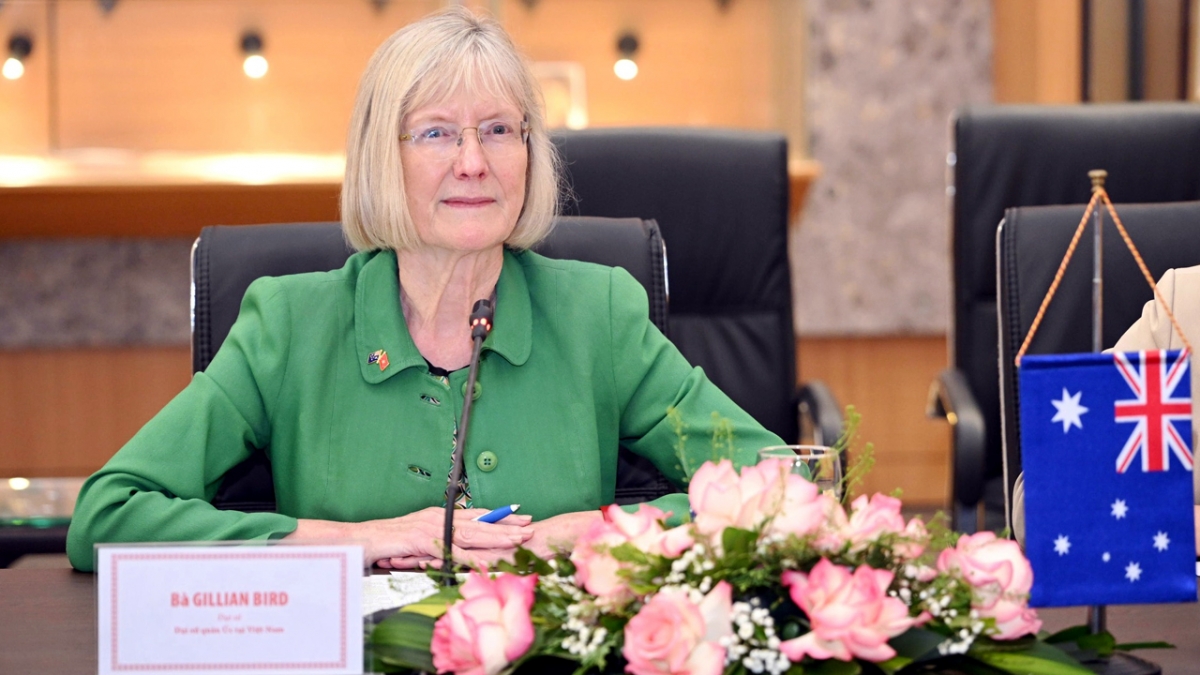 Đại sứ Gillian Bird cảm ơn sự hợp tác và phối hợp chặt chẽ của Việt Nam trong năm 2025 khi Australia đảm nhận vai trò Thư ký của CPTPP