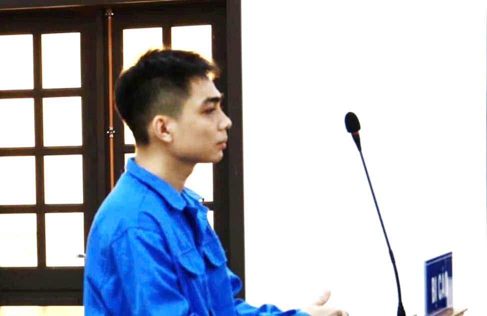 Bị cáo Thịnh tại phiên tòa sơ thẩm