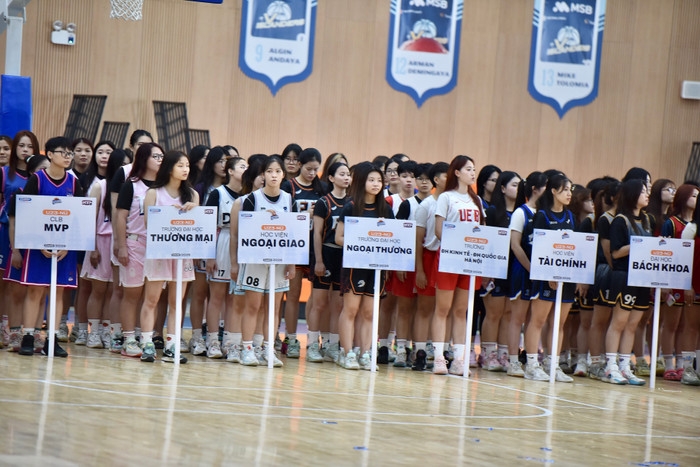 Đại diện một số đội bóng tại lễ khai mạc.