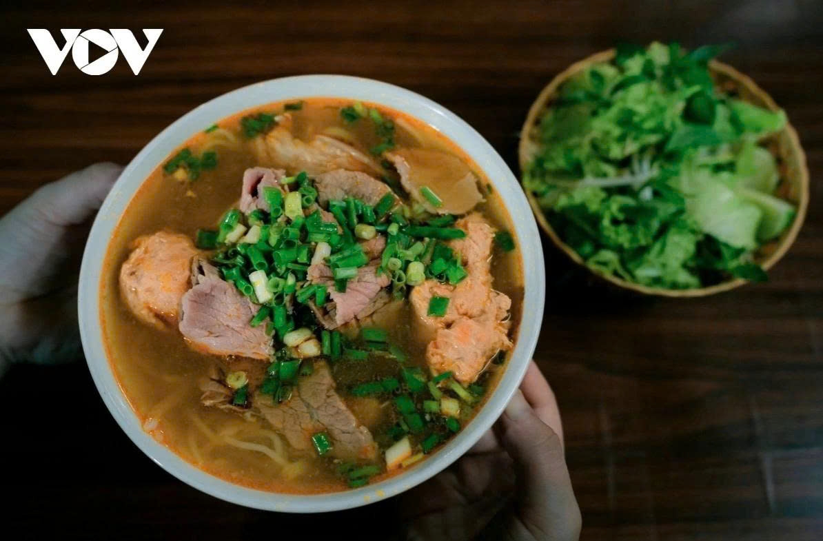 Bún bò Huế (spicy beef noodle soup) is recognised as a national intangible cultural heritage