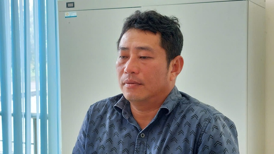 Bùi Quang Ân, giám đốc Công ty TNHH Thương mại Dịch vụ Nông nghiệp Địa Long đã bị khởi tố
(Ảnh: Công an cung cấp)