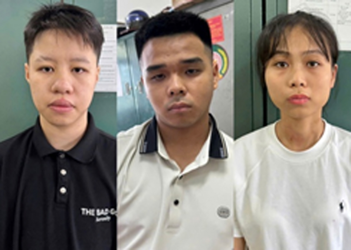 Nhóm đối tượng bị bắt giữ