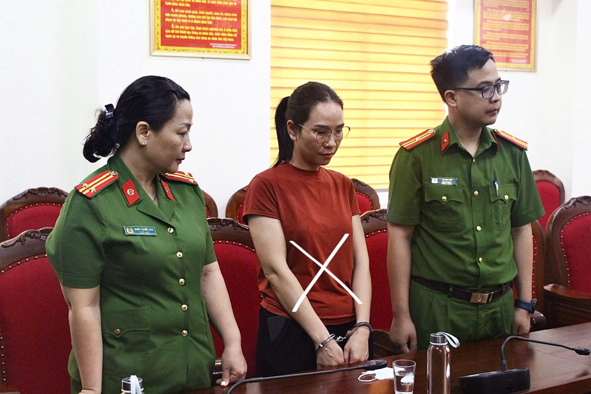 Vũ Thị Thuý bị bắt vì tội "Tham ô tài sản".