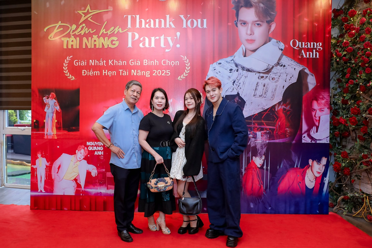 Quang Anh có sự ủng hộ rất lớn từ gia đình