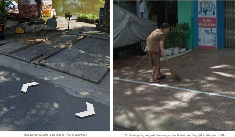 Những hình ảnh về nhà cũ, phố xưa được chia sẻ nhiều trong thời gian gần đây. (Ảnh chụp màn hình)