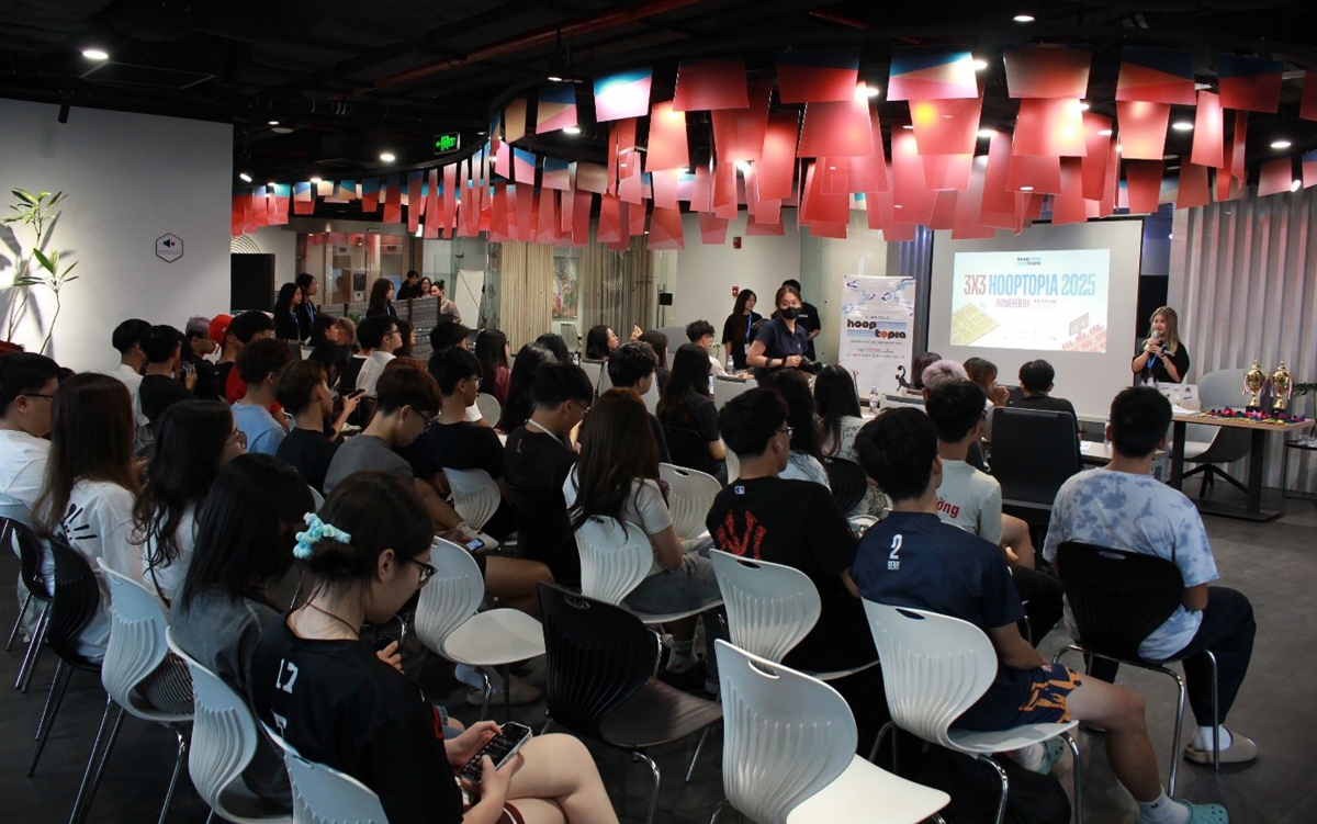 Toàn cảnh buổi họp kỹ thuật trước thềm Giải 3X3 HoopTopia 2025