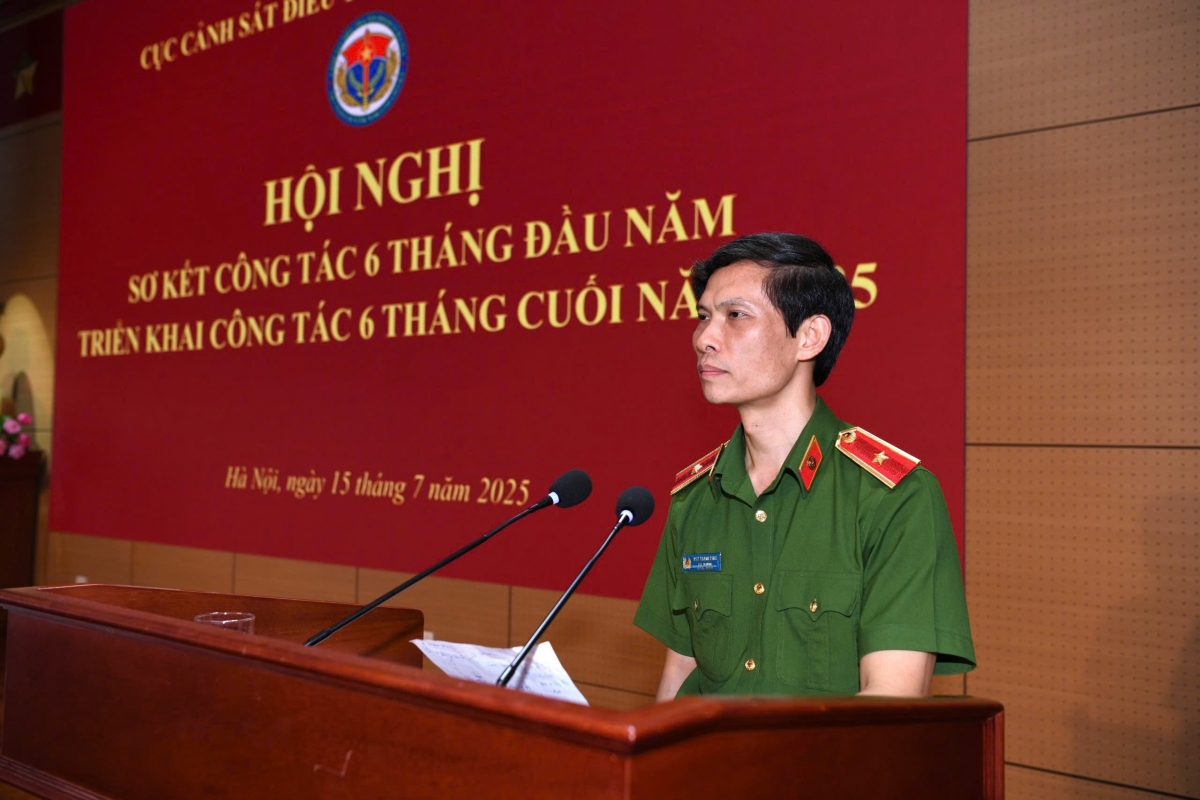 Thiếu tướng Ngô Thanh Bình, Cục trưởng Cục Cảnh sát điều tra tội phạm về ma túy.