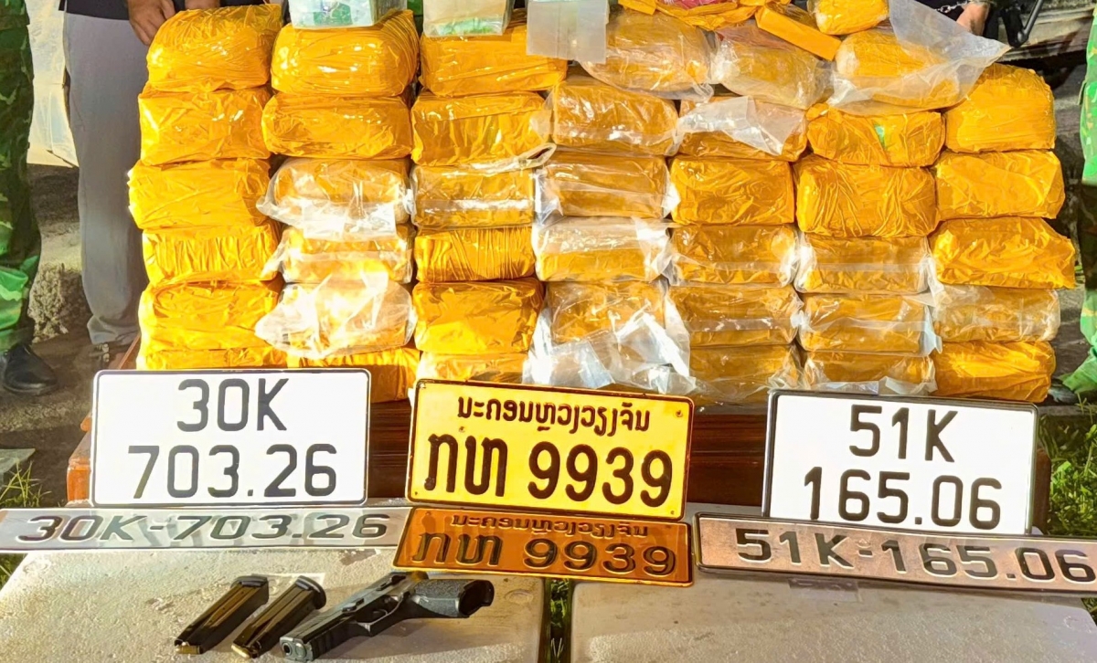 Toàn bộ tang vật của chuyên án