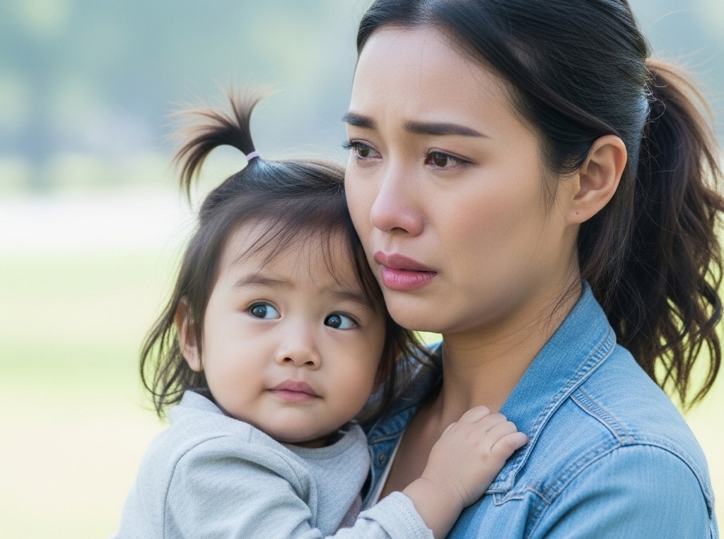 Từ khi con tôi ra đời, chưa bao giờ có lời hỏi thăm từ bố nó cũng như gia đình nhà ấy (ảnh minh họa: AI)