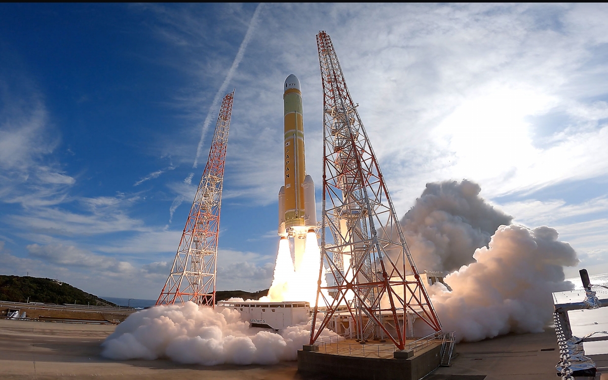 Một lần phóng thành công của H3 (Ảnh JAXA).