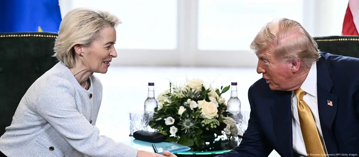 Mỹ và EU đạt thỏa thuận thương mại, chấm dứt nhiều tháng đàm phán căng thẳng (Ảnh-AFP)