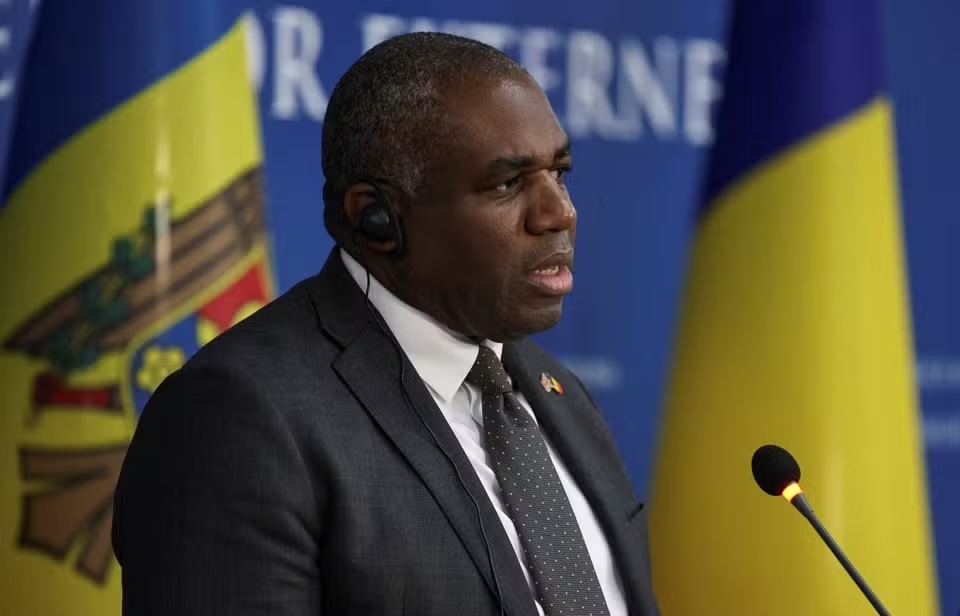 Ngoại trưởng Anh David Lammy. Ảnh: Reuters