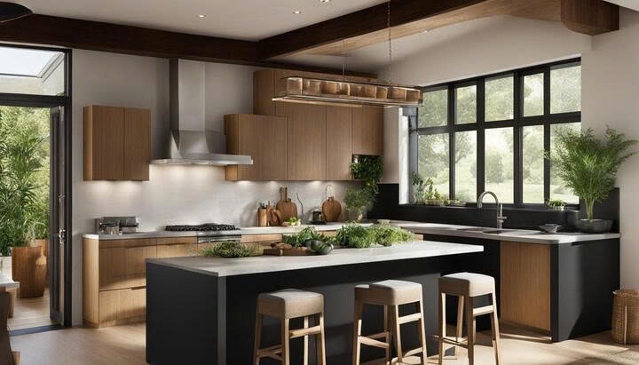 Đặt đúng hướng- một dấu hiệu nhà bếp hợp phong thủy. (Ảnh: Shack)