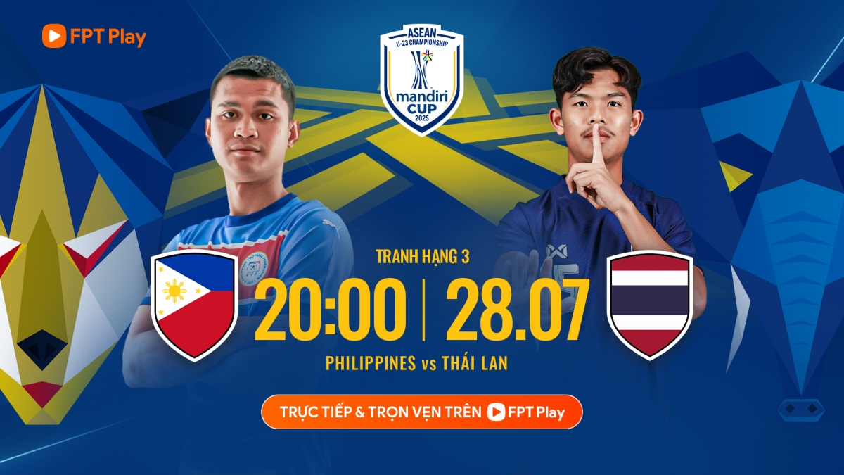 U23 Thái Lan so tài với U23 Philippines vào lúc 20h tối nay 28/7.