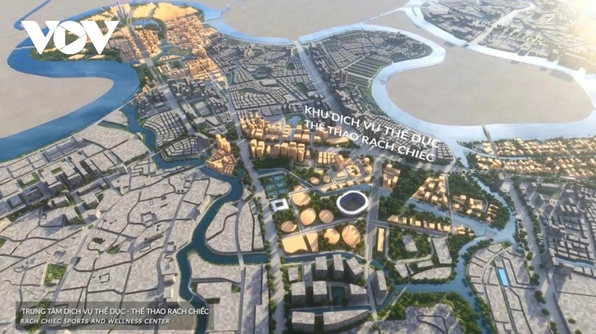 Phối cảnh Trung tâm Thể dục - Thể thao Rạch Chiếc
