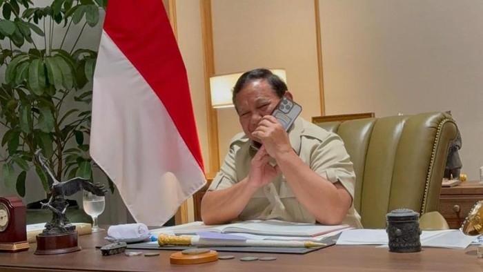 Tổng thống Prabowo Subianto có cuộc điện đàm với Tổng thống Mỹ Donald Trump về mức thuế quan. Nguồn: Instagram