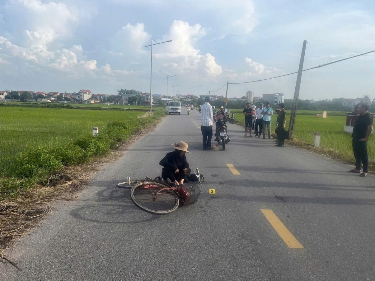 Hiện trường vụ cướp tại khu vực cánh đồng thôn Xuân Đài, xã Nguyệt Đức. Ảnh: Công an Phú Thọ.