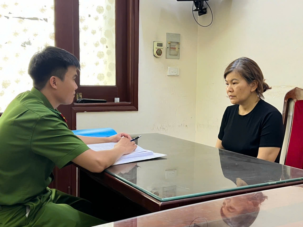 Đối tượng Lục Thị Thanh Bình. (Ảnh: Đỗ Tâm)