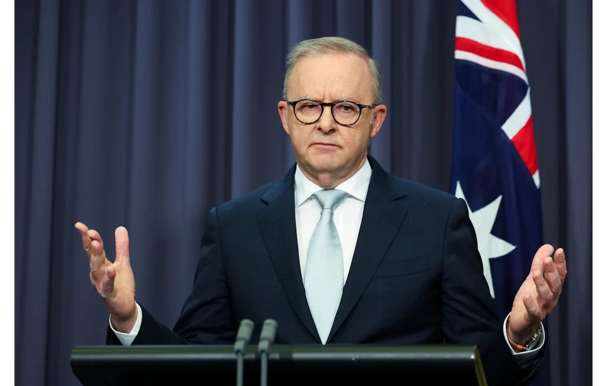 Thủ tướng Australia Anthony Albanese. Nguồn: Alex Ellinghausen