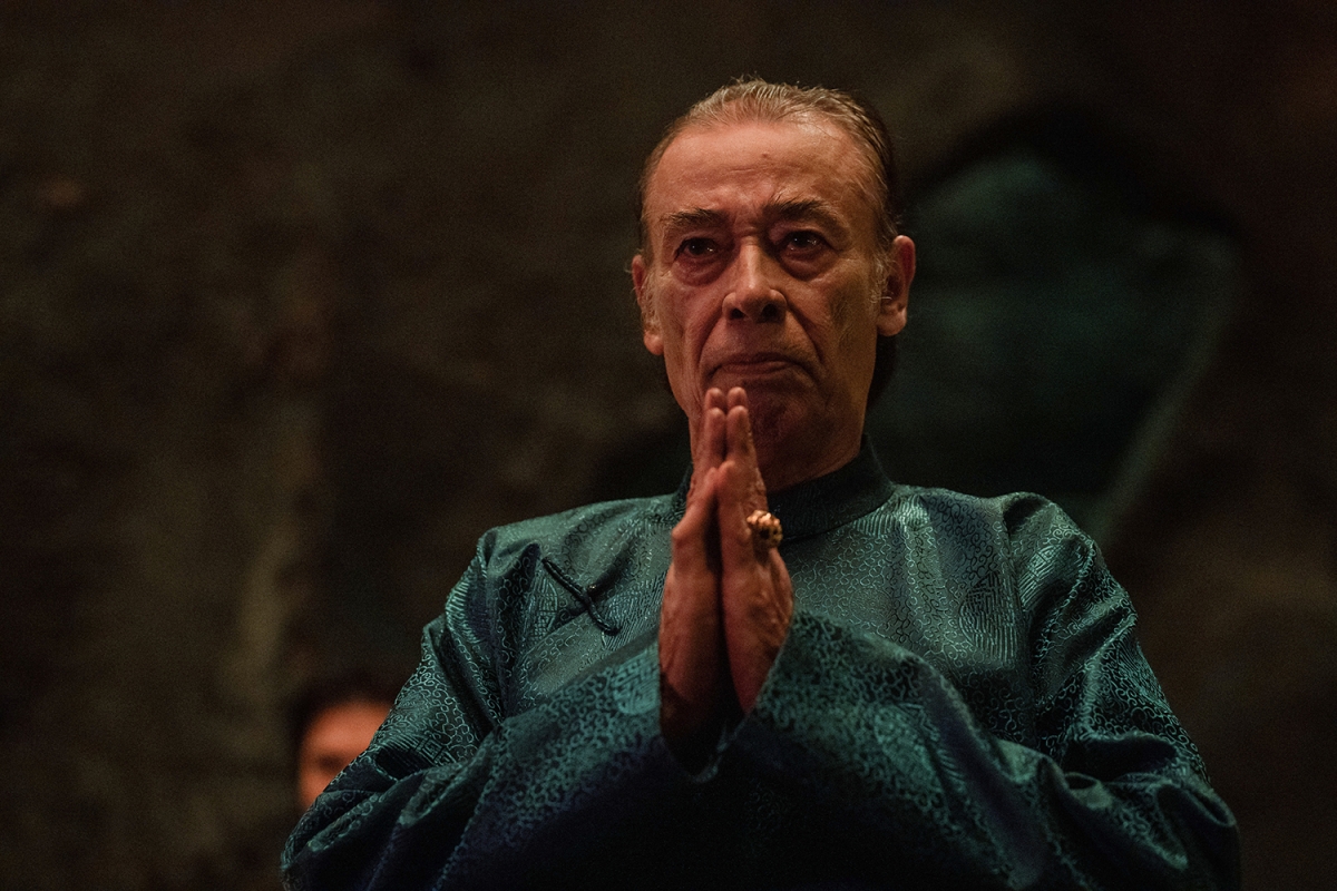 NSND Đào Bá Sơn đã để lại ấn tượng mạnh khi vào vai ông Mã – một địa chủ giàu có nhưng tàn nhẫn, tham lam và đầy toan tính. 