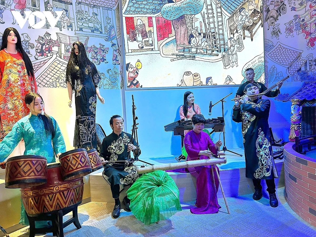 Trình diễn âm nhạc truyền thống Việt Nam tại Expo 2025