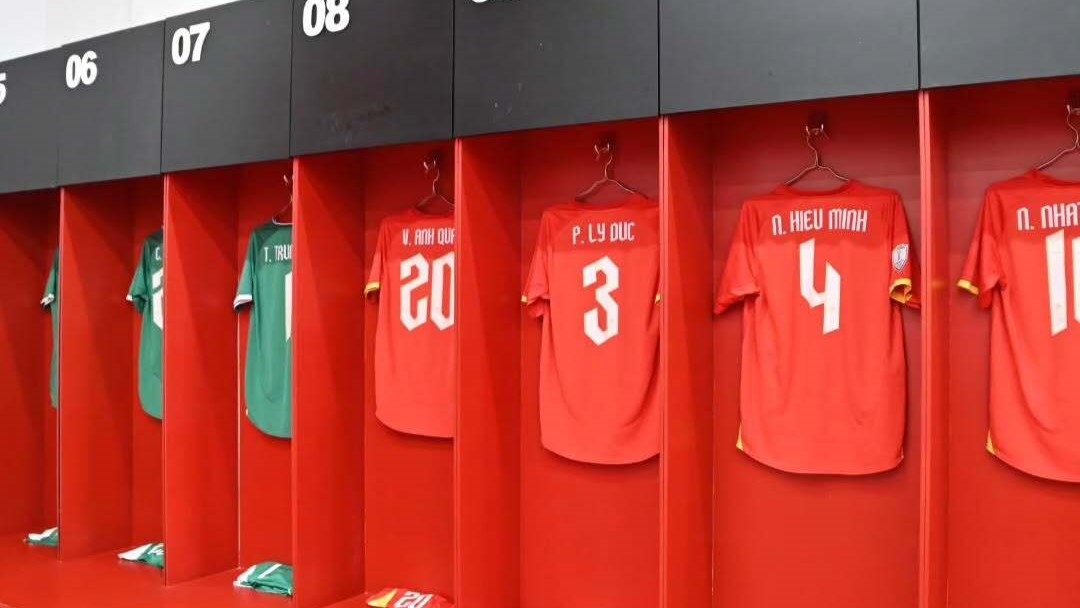 Phòng thay đồ của 2 đội trước trận. (Ảnh: AFF). 