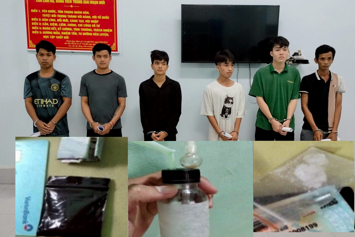 Từ trái sang phải: Hiếu, Hào, Sang, Nhật, Khánh, Đô (Ảnh: Phạm Hơn)