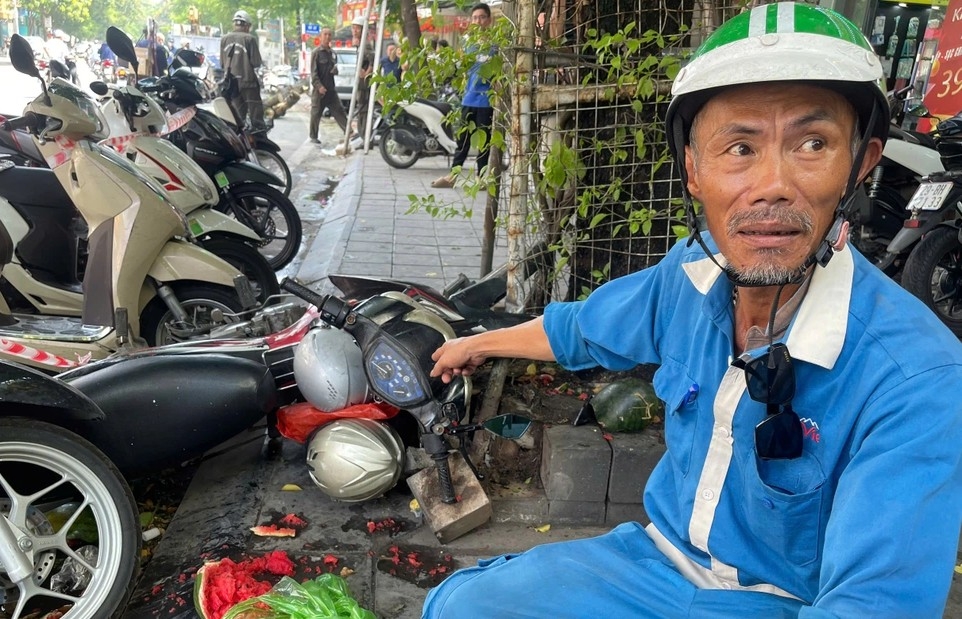 Ông Nguyễn Ngọc Ánh (SN 1970, trú tại Hà Nội) - một trong những nạn nhân của vụ tông xe liên hoàn.