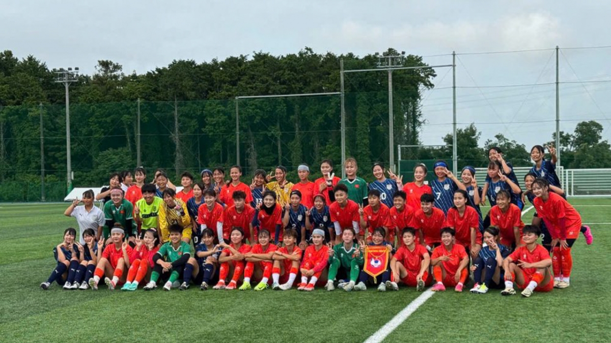U20 nữ Việt Nam có chuyến tập huấn bổ ích tại Nhật Bản (Ảnh: VFF)