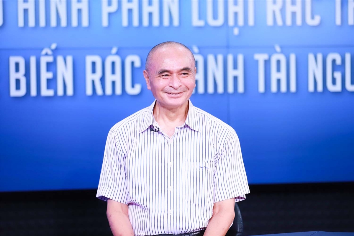 PGS.TS Vũ Thanh Ca - Giảng viên cao cấp của trường Đại học Tài nguyên và Môi trường Hà Nội (Ảnh: Ảnh: Vũ Linh)