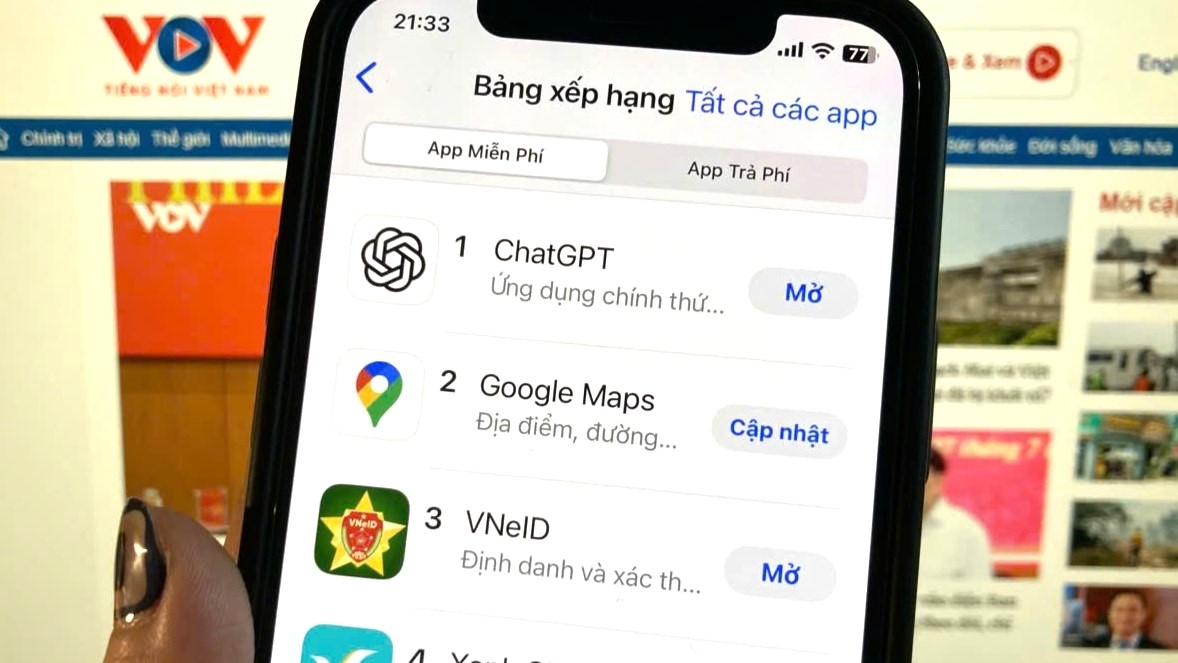 Google Maps liên tục trong top 3 những ứng dụng được tải về nhiều nhất tại Việt Nam