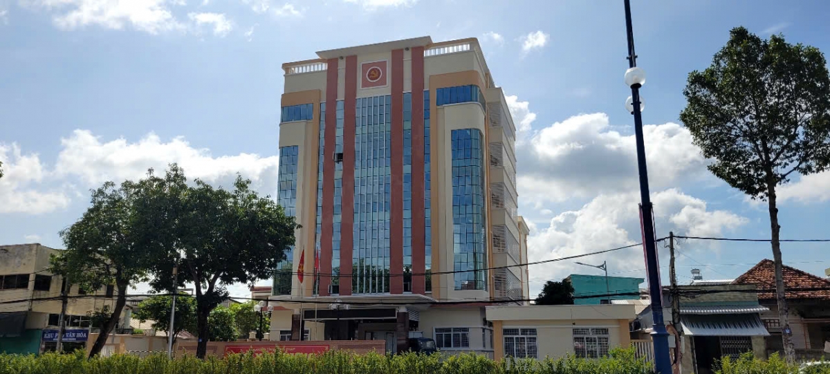 Trụ sở của Thành ủy Mỹ Tho nay chuyển sang làm trụ sở làm việc của Sở Xây dựng tỉnh Đồng Tháp