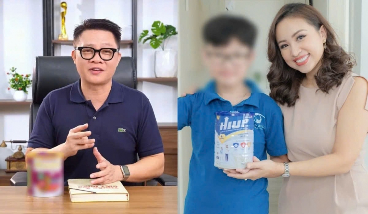 BTV Quang Minh và MC Vân Hugo từng bị xử phạt vì quảng cáo cho sữa Hiup 