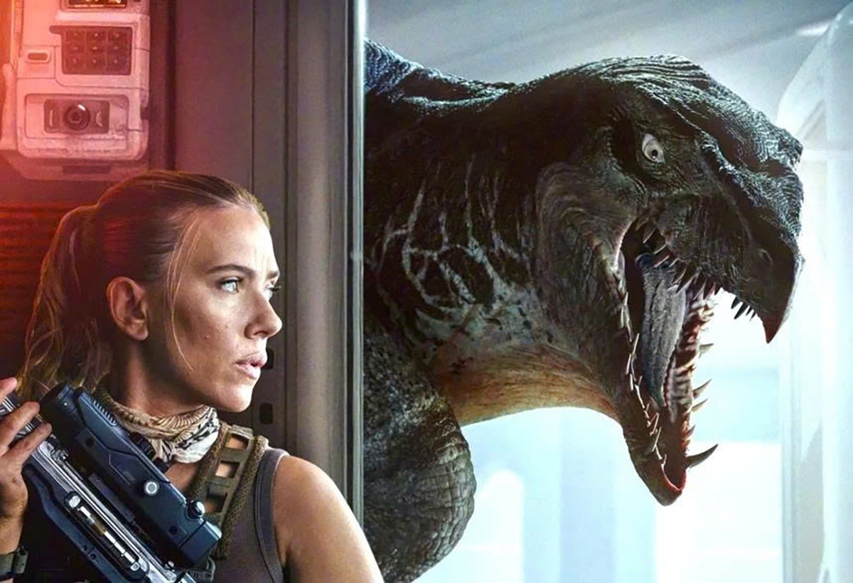 Scarlett Johansson trong "Thế giới khủng long". Ảnh: Universal