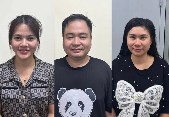 Các đối tượng cầm đầu trong đường dây. (Ảnh: Công an cung cấp)