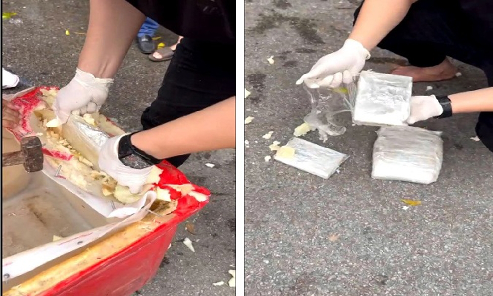 Tang vật thu giữ tại hiện trường vụ án