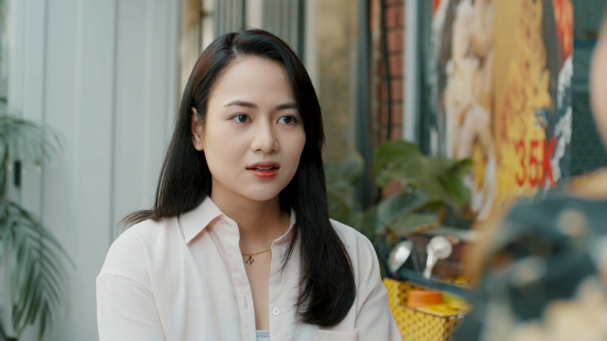 Việt Hoa đảm nhận vai Châu Ngân trong "Gió ngang khoảng trời xanh" (Ảnh: ĐPCC)