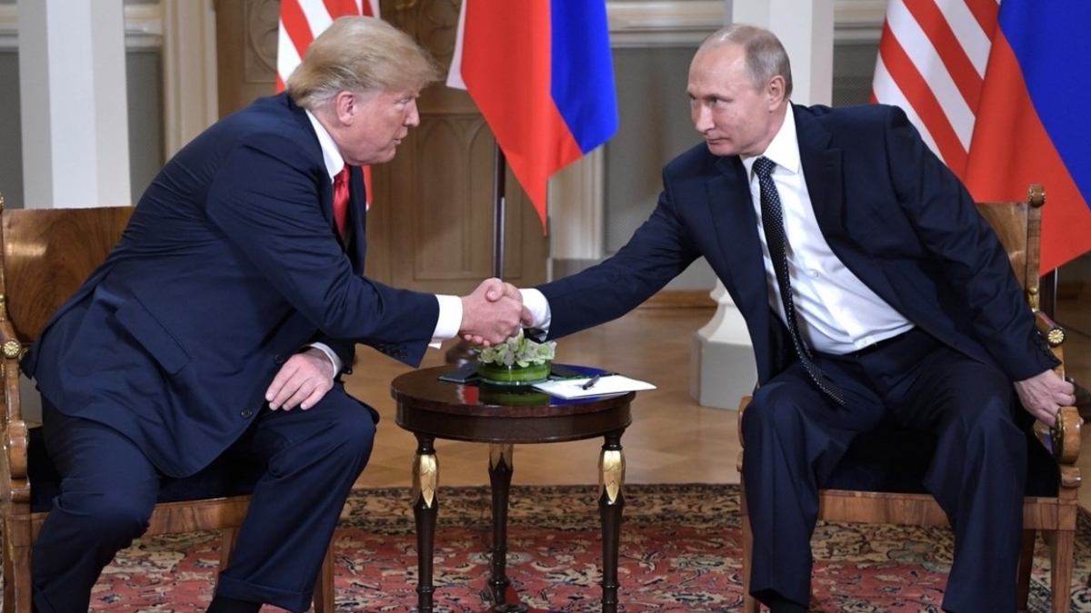 Tổng thống Nga Vladimir Putin và Tổng thống Mỹ Donald Trump tại Helsinki, Phần Lan, ngày 16 tháng 7 năm 2018. Ảnh: Điện Kremlin