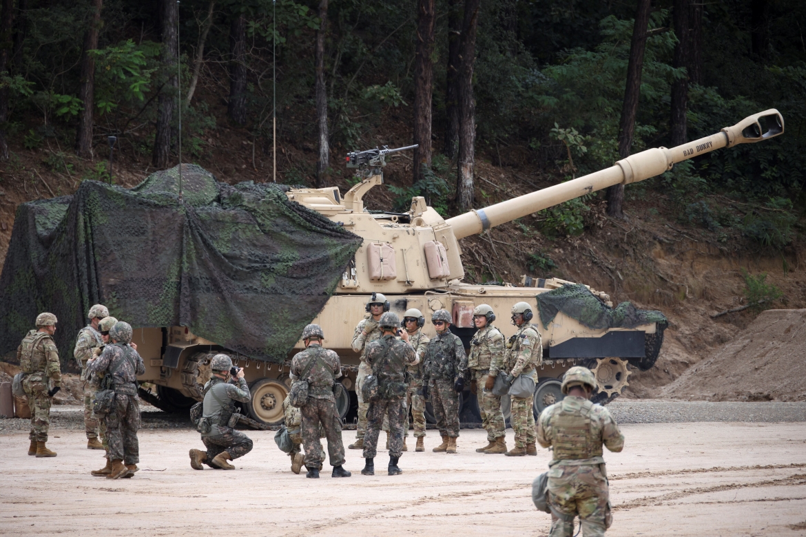 Freedom Shield luôn có sự tham dự của các lực lượng tinh nhuệ nhất thuộc liên quân Hàn - Mỹ. Ảnh: Reuters