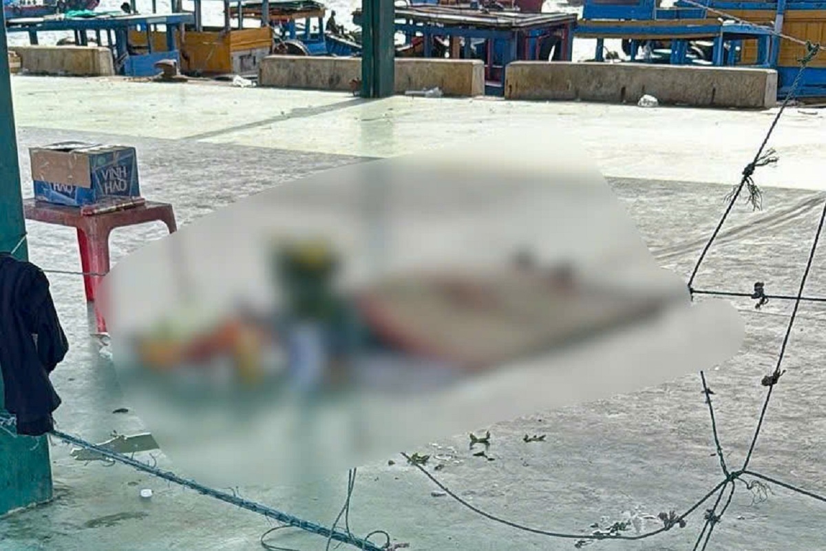 Hình ảnh người đàn ông tử vong chưa rõ nguyên nhân. Ảnh: B.H