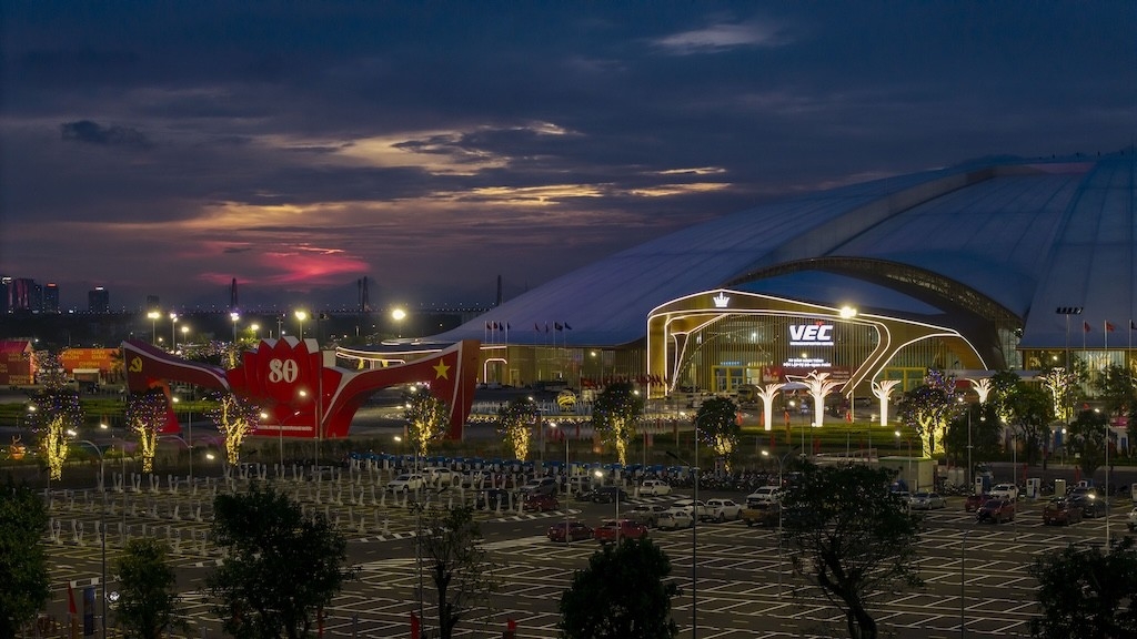 Trung tâm Hội chợ Triển lãm Quốc gia đã sẵn sàng cho sự kiện khai mạc Triển lãm A80 vào ngày 28/8