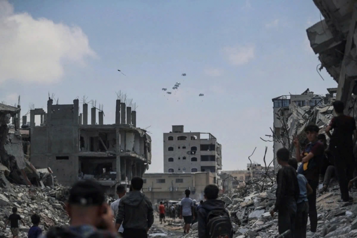 Một góc thành phố Gaza tại Dải Gaza hôm 8/8. (Ảnh: Reuters)