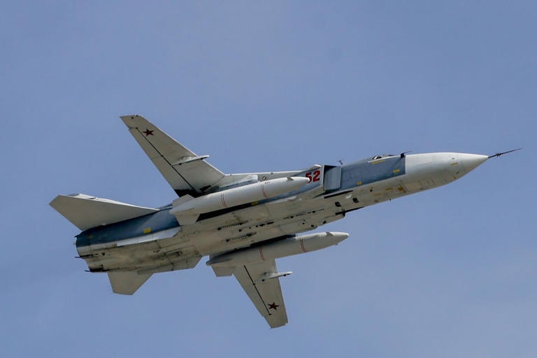 Máy bay chiến đấu Su-24 của Nga. Ảnh: Anadolu Agency 