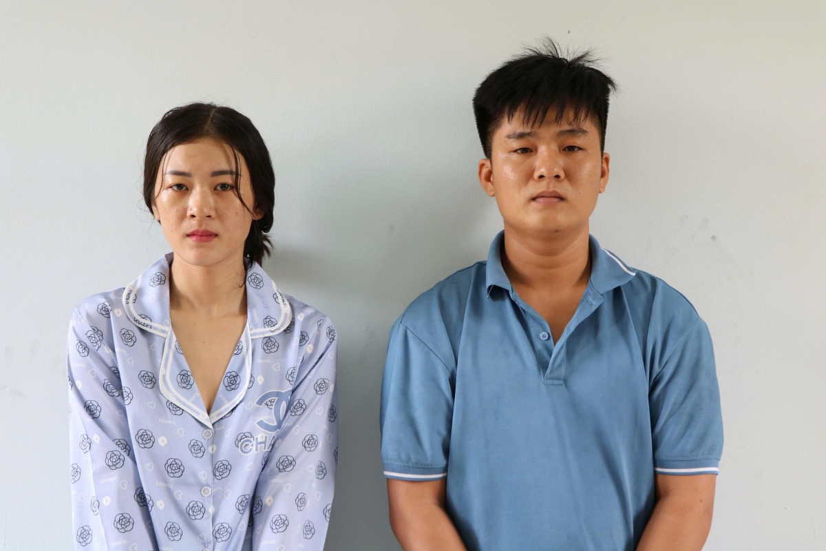 Đối tượng Ngô Kim Ánh và Phan Thành Hiếu.