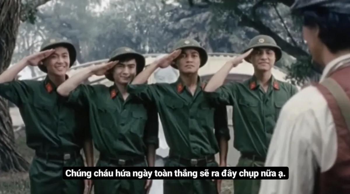 “Bốn người đi, vì sao chỉ có một người trở về?” – câu hỏi ấy ám ảnh, day dứt, để rồi đọng lại thành nỗi xót xa trong lòng khán giả. (Hình ảnh trong phim)